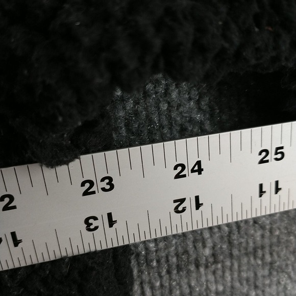 Victoria's Secret PINK Women's 1/2 Zip Fleece Pullover Black Large - Picture 13 of 13